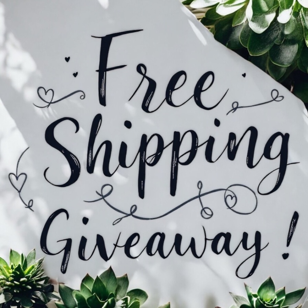 Free Shipping Giveaway for Live Shows!
